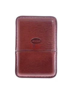 Сигаретница Jemar на 6 штук, натуральная кожа, коричневая (Испания) 151-6-Brown