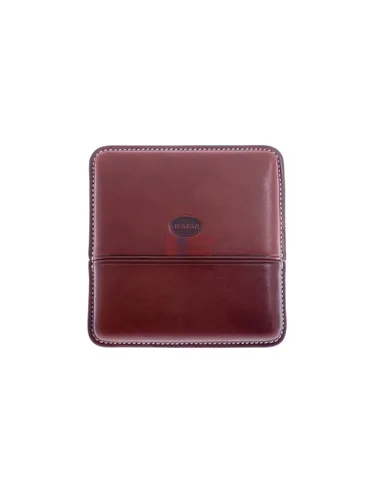 Сигаретница Jemar на 10 штук, натуральная кожа, коричневая (Испания) 151-10-Brown