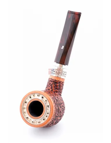 Трубка SER JACOPO Leonardo da Vinci Rustic Straight Cumberland в шкатулке S623-6