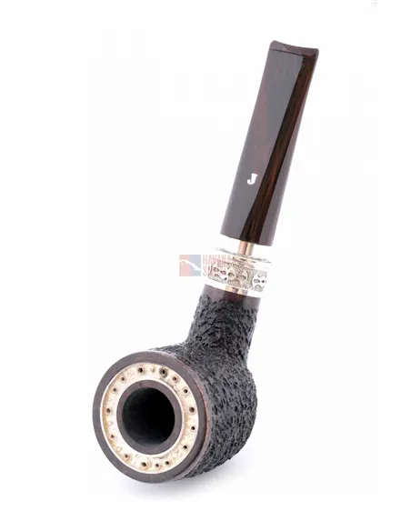 Трубка SER JACOPO Leonardo da Vinci Rustic Straight Black в шкатулке S623-7