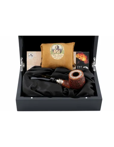 Трубка SER JACOPO Leonardo da Vinci Rustic Bent в шкатулке S623-3