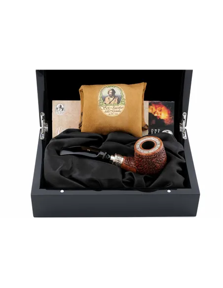 Трубка SER JACOPO Leonardo da Vinci Rustic Bent в шкатулке S623-3
