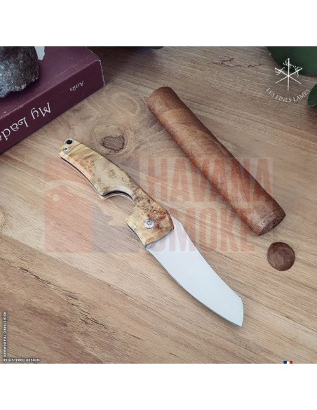 Сигарный нож Le Petit Acacia Burl       - купить в интернет-магазине Havana Smoke