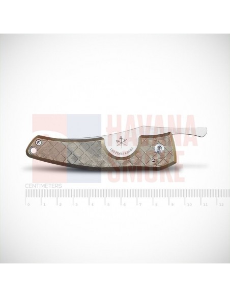 Сигарный&nbsp;нож&nbsp;Le&nbsp;Petit&nbsp;Brass Leaf - купить в интернет-магазине Havana Smoke