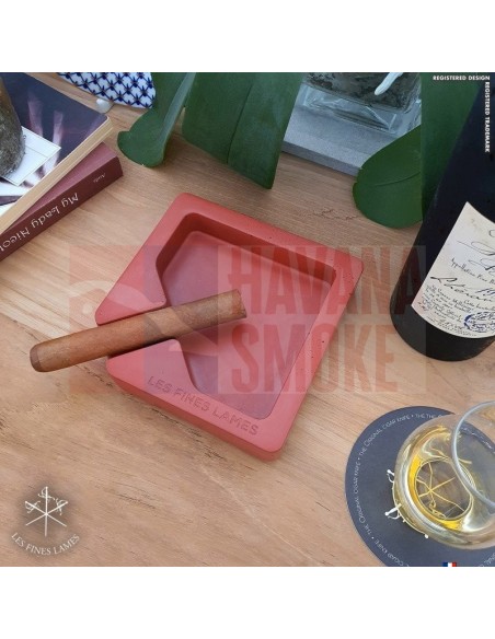 Пепельница LES FINES LAMES MONAD RED на 1 сигару - купить в интернет-магазине Havana Smoke