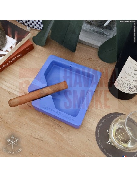 Пепельница LES FINES LAMES MONAD BLUE на 1 сигару - купить в интернет-магазине Havana Smoke