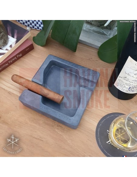 Пепельница LES FINES LAMES DYAD ANTHRACITE на 2 сигары - купить в интернет-магазине Havana Smoke