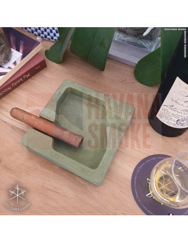 Пепельница LES FINES LAMES DYAD GREEN на 2 сигары - купить в интернет-магазине Havana Smoke