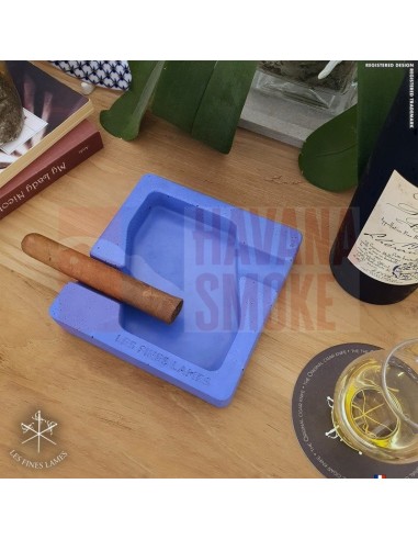 Пепельница LES FINES LAMES DYAD BLUE на 2 сигары - купить в интернет-магазине Havana Smoke