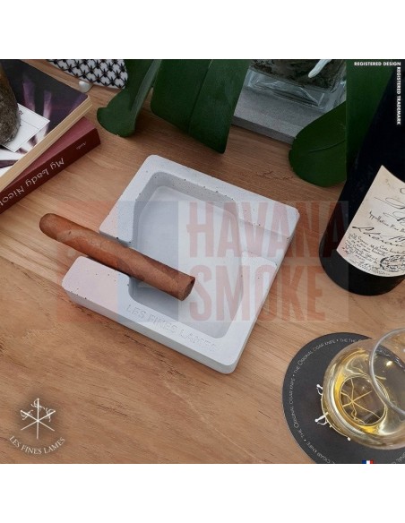 Пепельница LES FINES LAMES DYAD GREY на 2 сигары - купить в интернет-магазине Havana Smoke