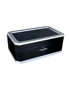 Хьюмидор Colibri Rally на 100 сигар, Алюминий и черный лак-HU360T1