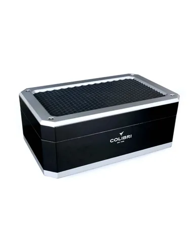 Хьюмидор Colibri Rally на 100 сигар, Алюминий и черный лак-HU360T1