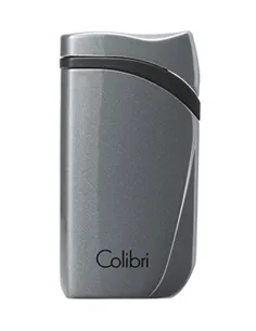 Зажигалка сигарная Colibri Falcon, серый металлик-LI310T11