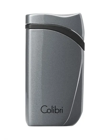Зажигалка сигарная Colibri Falcon, серый металлик-LI310T11