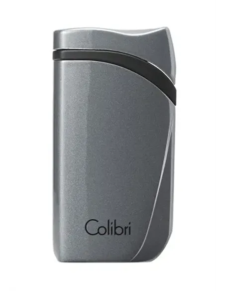 Зажигалка сигарная Colibri Falcon, серый металлик-LI310T11