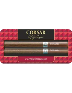 Сигариллы Corsar Of The Queen - Cherry (с ароматом вишни)  - 2 шт. (Блистер)
