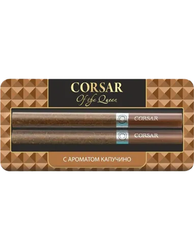 Сигариллы Corsar Of The Queen - Capuccino (Капучино) - 2 шт. (Блистер)