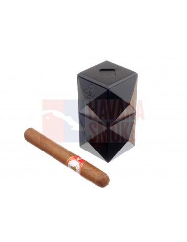 Зажигалка настольная Colibri Quasar, тройное турбопламя, Черный лак LI710T1 - купить в интернет-магазине Havana Smoke