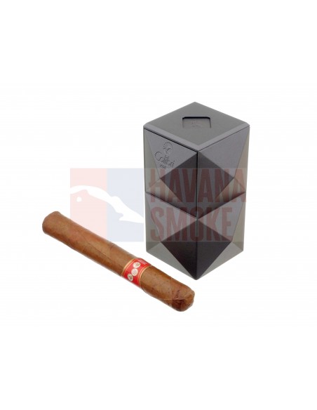 Зажигалка настольная Colibri Quasar, тройное турбопламя, Оружейная сталь LI710T3 - купить в интернет-магазине Havana Smoke