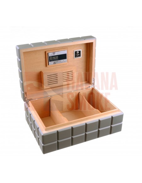 Хьюмидор Colibri Heritage на 80 сигар, Серый лак HU500T3 - купить в интернет-магазине Havana Smoke