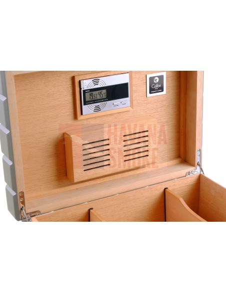 Хьюмидор Colibri Heritage на 80 сигар, Серый лак HU500T3 - купить в интернет-магазине Havana Smoke