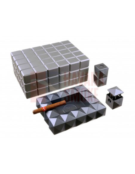 Хьюмидор Colibri Heritage на 80 сигар, Серый лак HU500T3 - купить в интернет-магазине Havana Smoke
