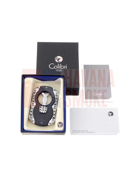 Гильотина Colibri Quasar, черная-хром CU100T73 - купить в интернет-магазине Havana Smoke