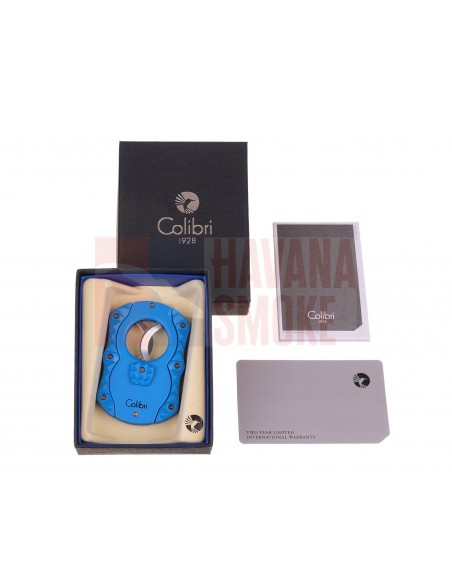 Гильотина Colibri Quasar, синяя CU100T76 - купить в интернет-магазине Havana Smoke
