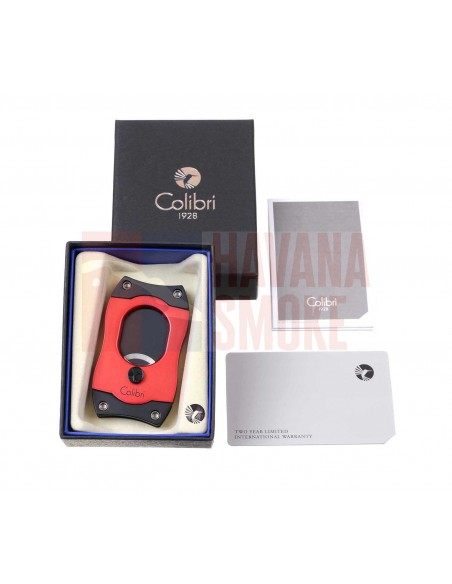 Гильотина Colibri S-cut, красная CU500T12 - купить в интернет-магазине Havana Smoke