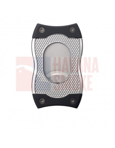 Гильотина Colibri SV-cut (двойное действие), хром-черная CU600T3 - купить в интернет-магазине Havana Smoke