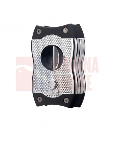 Гильотина Colibri SV-cut (двойное действие), хром-черная CU600T3 - купить в интернет-магазине Havana Smoke