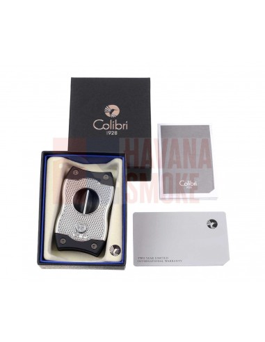 Гильотина Colibri SV-cut (двойное действие), хром-черная CU600T3 - купить в интернет-магазине Havana Smoke