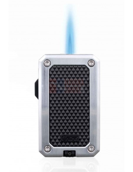 Зажигалка сигарная Colibri Rally, черная-хром LI360T2 - купить в интернет-магазине Havana Smoke