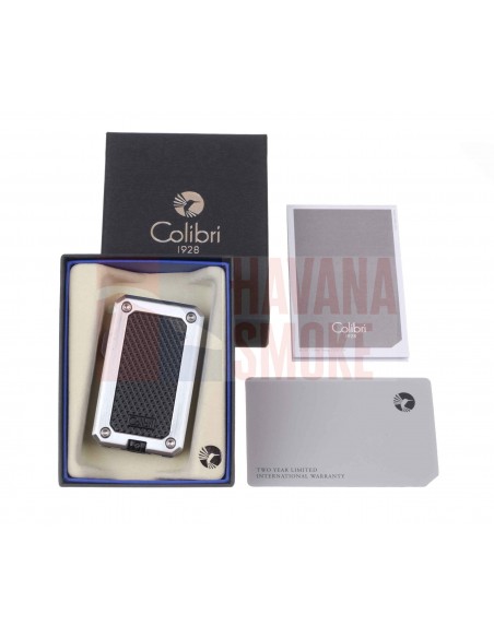 Зажигалка сигарная Colibri Rally, черная-хром LI360T2 - купить в интернет-магазине Havana Smoke
