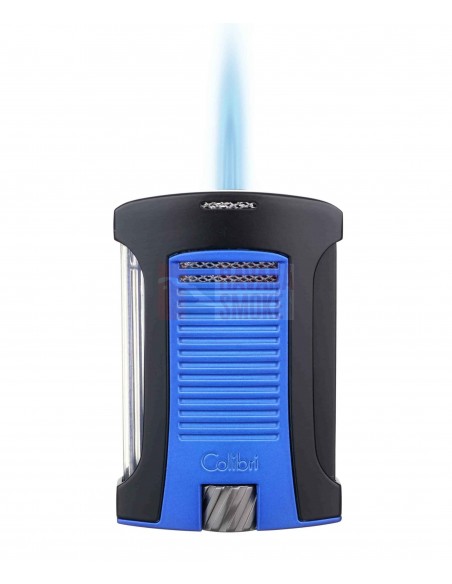 Зажигалка сигарная Colibri Daytona, черно-синяя LI770T13 - купить в интернет-магазине Havana Smoke