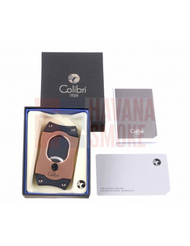 Гильотина Colibri S-cut, красное золото CU500T17 - купить в интернет-магазине Havana Smoke