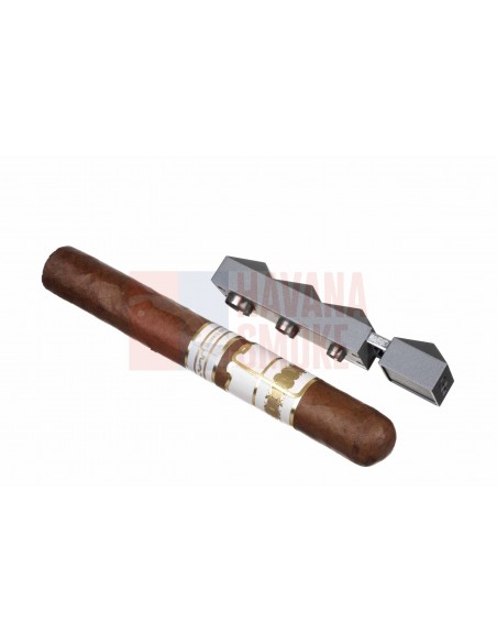 Пробойник Colibri Quasar, тройной, Серый CU410T3 - купить в интернет-магазине Havana Smoke