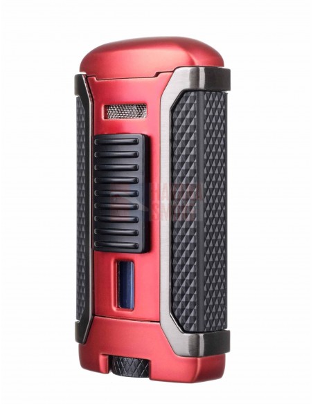 Зажигалка сигарная Colibri Apex, красная - купить в интернет-магазине Havana Smoke