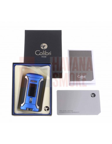 Зажигалка сигарная Colibri Apex, синяя - купить в интернет-магазине Havana Smoke