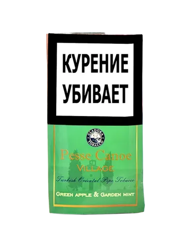 Трубочный табак Pesse Canoe - Village Green Apple & Garden Mint (кисет 50 гр)