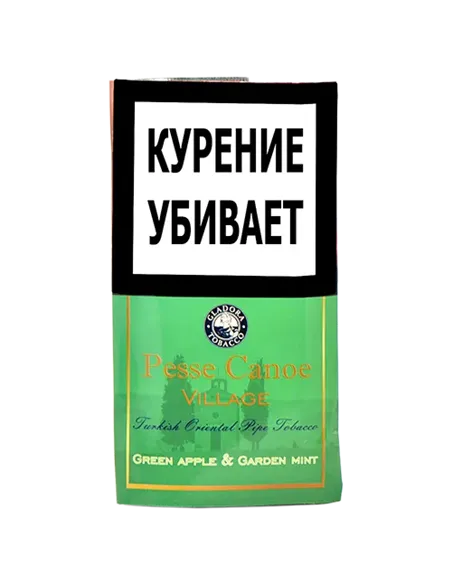 Трубочный табак Pesse Canoe - Village Green Apple & Garden Mint (кисет 50 гр)