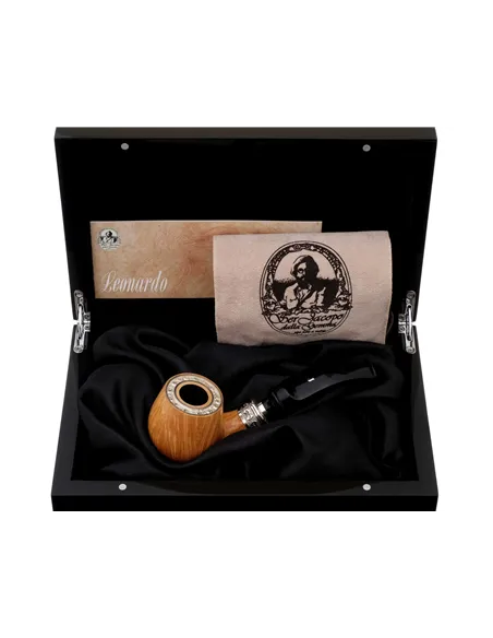 Трубка SER JACOPO Leonardo da Vinci Bent в шкатулке S205-2