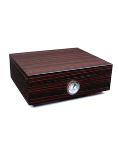 Хьюмидор Lubinski на 40 сигар с подарочным набором, Эбеновое дерево QB205