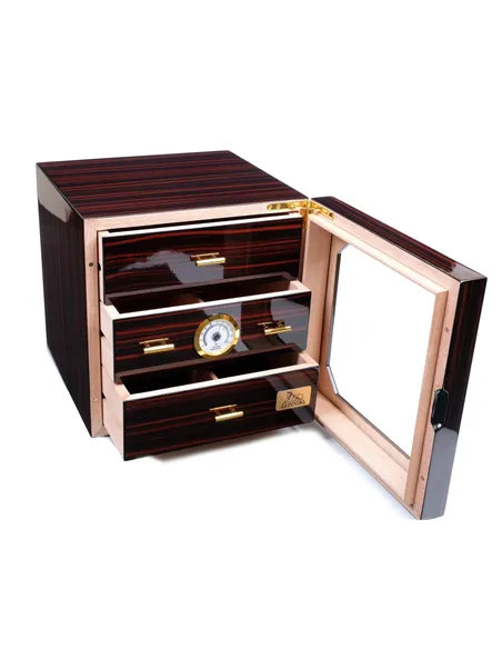 Хьюмидор-шкаф Lubinski на 100 сигар, Эбеновое дерево Q219