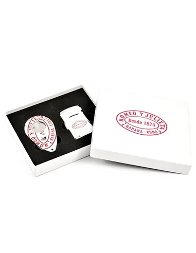 Подарочный набор - зажигалка+гильотина - Romeo y Julieta & Xikar