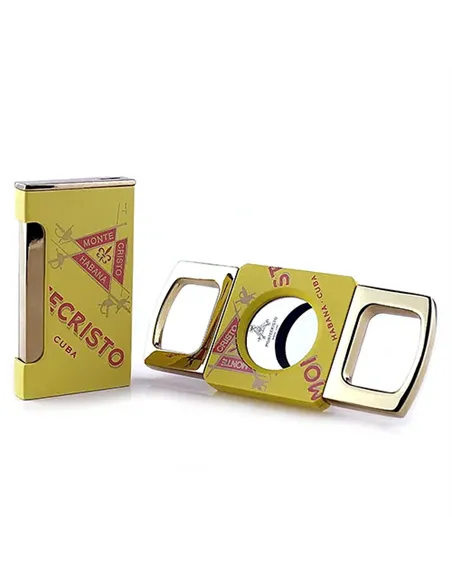 Подарочный набор - зажигалка+гильотина - Montecristo