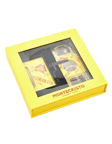 Подарочный набор - зажигалка+гильотина - Montecristo
