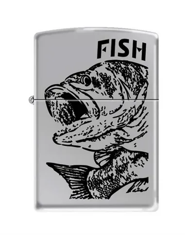             Зажигалка Zippo Z250 FISH - BIG MOUTH
