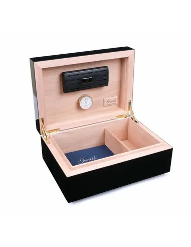 Хьюмидор Gentili Fumatore Dorato на 50 сигар, Черный лак