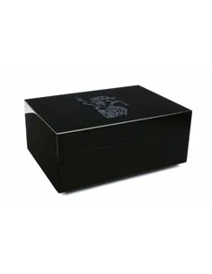 Хьюмидор Gentili Fumatore Argento на 50 сигар, Черный лак